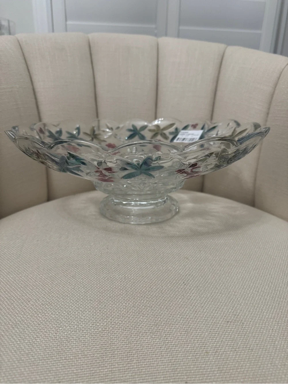 Vintage Mikasa Garden Vineyard Footed Bowl...NIB